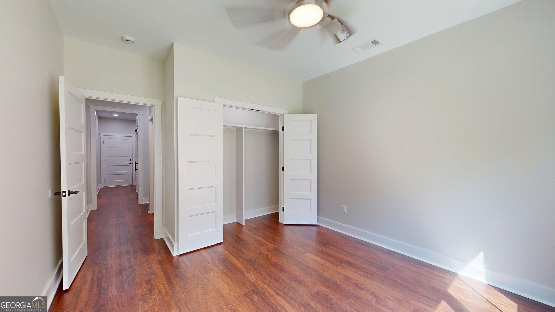 53 Jericho Lane Brooklet, GA 30415 - Photo 33 of 54 wooden floor in an empty room