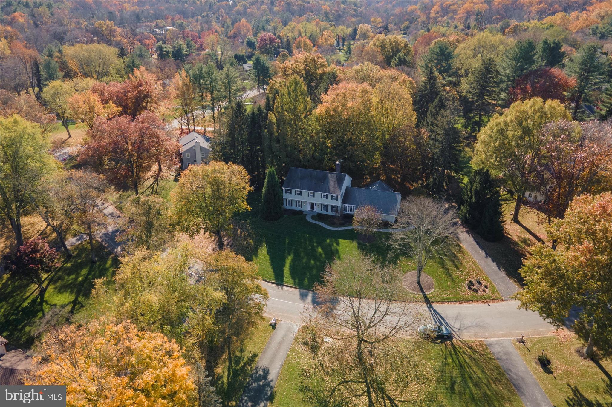 844 Hunt Road Newtown Square, PA 19073 - Photo 32 of 35 a view of a house with a yard