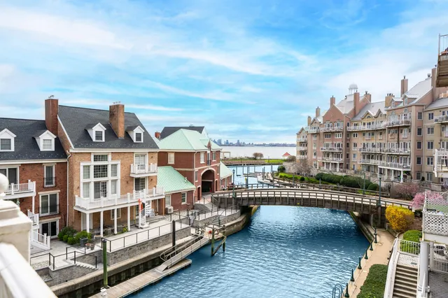 a view of a city with tall buildings