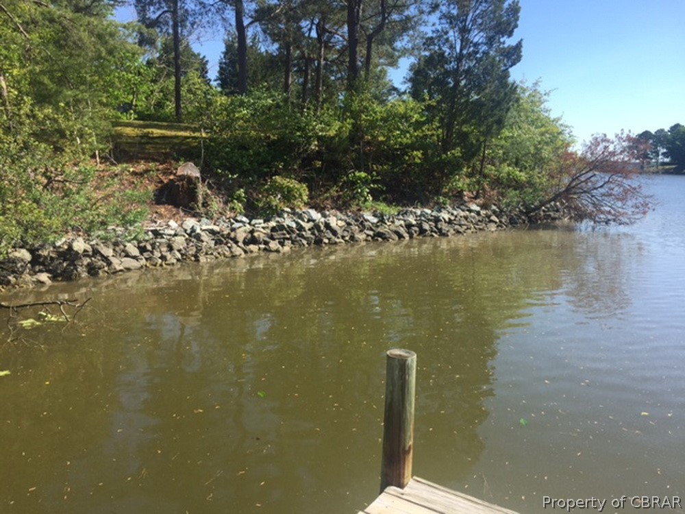 276 Pond Road Lancaster, VA 22503 - Photo 7 of 16 Pier and rip-rap shoreline on Meyers Creek.