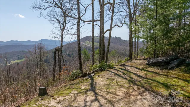 a view of a backyard of the house