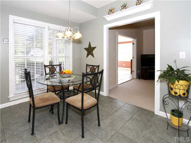 3521 Catlett Farm Road Wake Forest, NC 27587 - Photo 6 of 25 Roomy breakfast area overlooks private backyard.