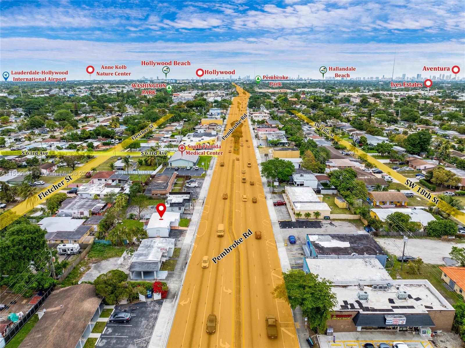 6335 Pembroke Road Hollywood, FL 33023 - Photo 16 of 29 a view of a city