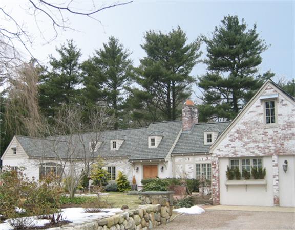 12 Clarke Road Needham, MA 02492 - Photo 1 of 1 a front view of a house with a yard