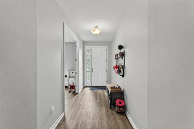 a view of livingroom with furniture and wooden floor