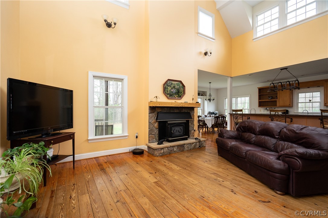 16372 Ancient Acres Road Beaverdam, VA 23015 - Photo 5 of 44 a living room with furniture and a flat screen tv