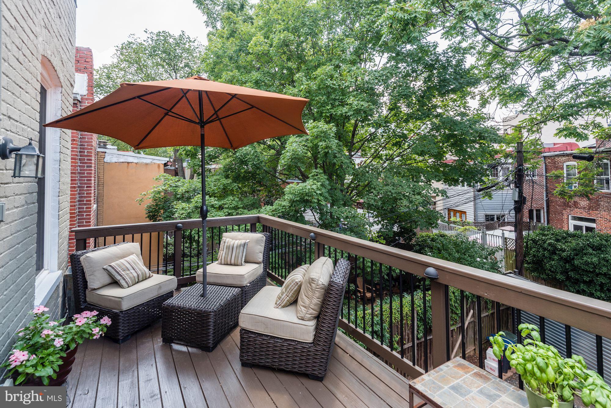 905 Constitution Avenue Northeast Washington, DC 20002 - Photo 19 of 30 Upper level rear Balcony