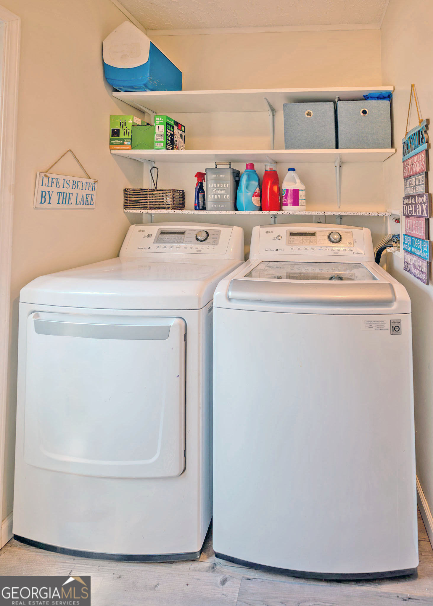 272 Lakeside Trail Martin, GA 30557 - Photo 25 of 35 a utility room with dryer and washer