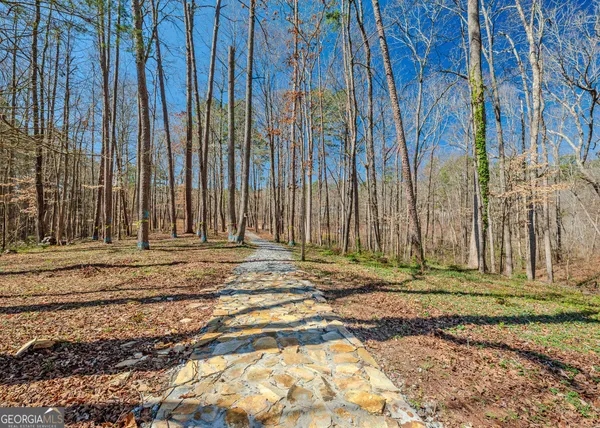 a view of a backyard with of the house