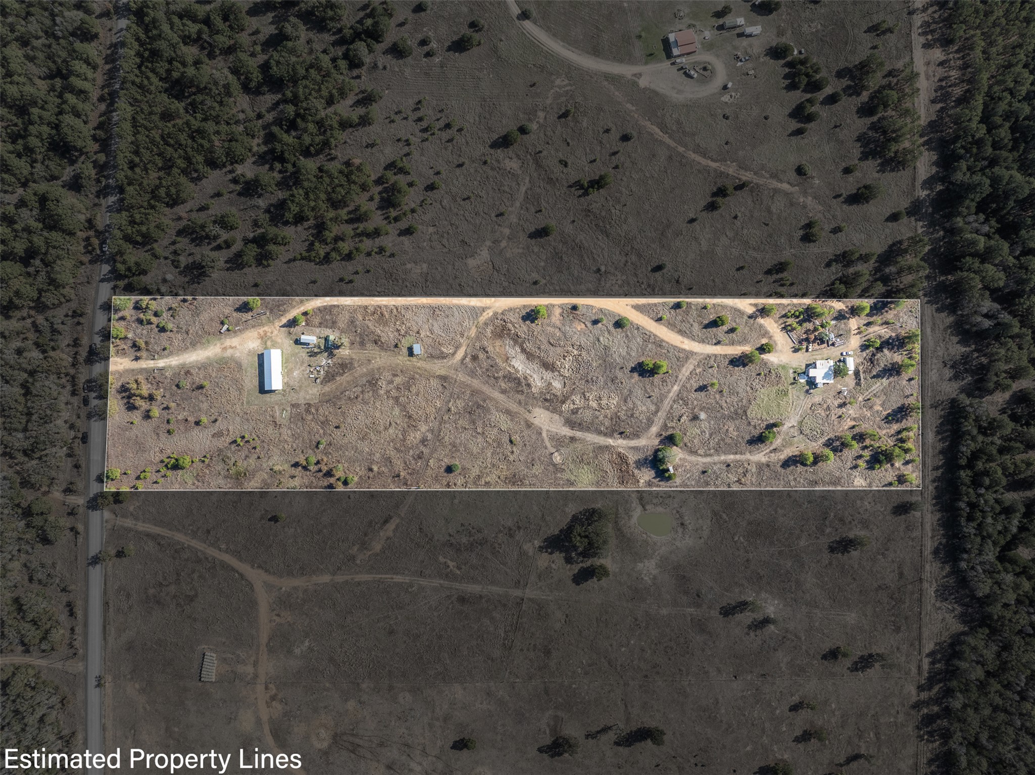 1759 Gotier Trace Road Paige, TX 78659 - Photo 3 of 40 an aerial view of a house