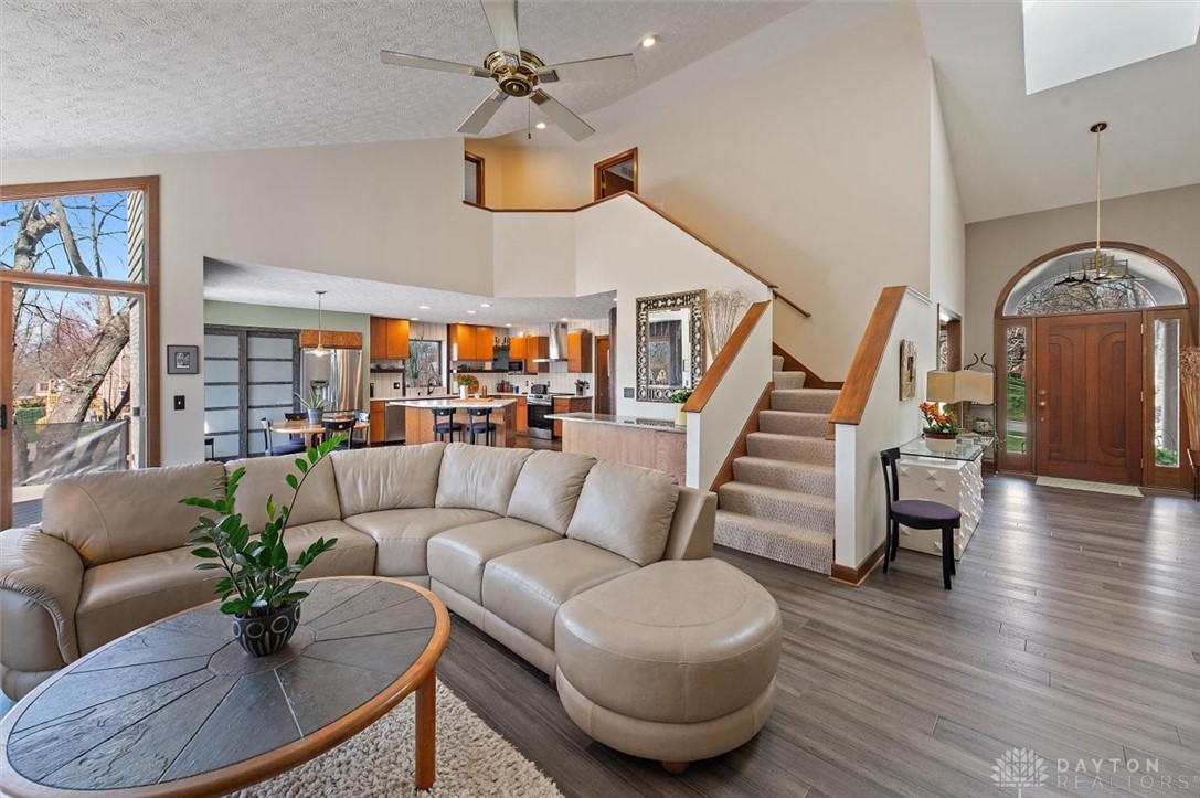 367 Timberleaf Drive Beavercreek, OH 45430 - Photo 4 of 72 Open Concept with soaring ceilings...the windows provide an amazing amount of light