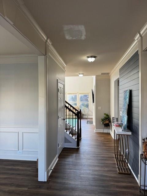 1440 A Waverly Glen Drive Alpharetta, GA 30004 - Photo 5 of 28 a hallway with wooden floor and windows
