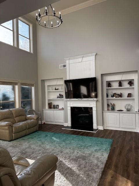 1440 A Waverly Glen Drive Alpharetta, GA 30004 - Photo 7 of 28 a living room with furniture a fireplace and a flat screen tv