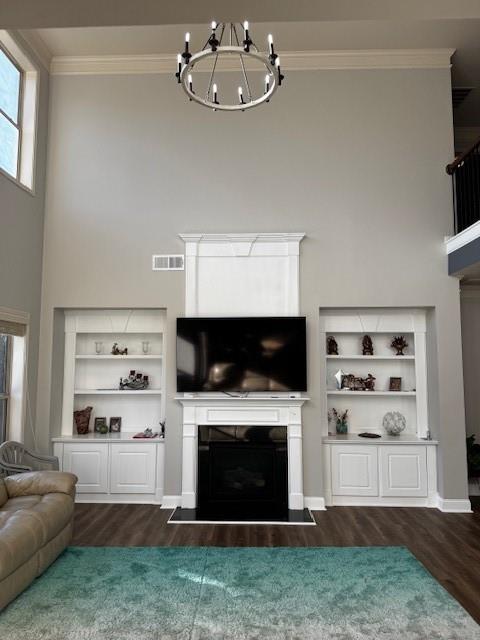 1440 A Waverly Glen Drive Alpharetta, GA 30004 - Photo 9 of 28 a living room with a fireplace and a flat screen tv