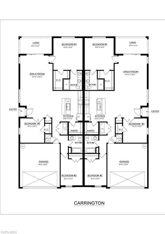 17625 Shade Tree Loop Babcock Ranch, FL 33982 - Photo 21 of 34 a picture of floor plan