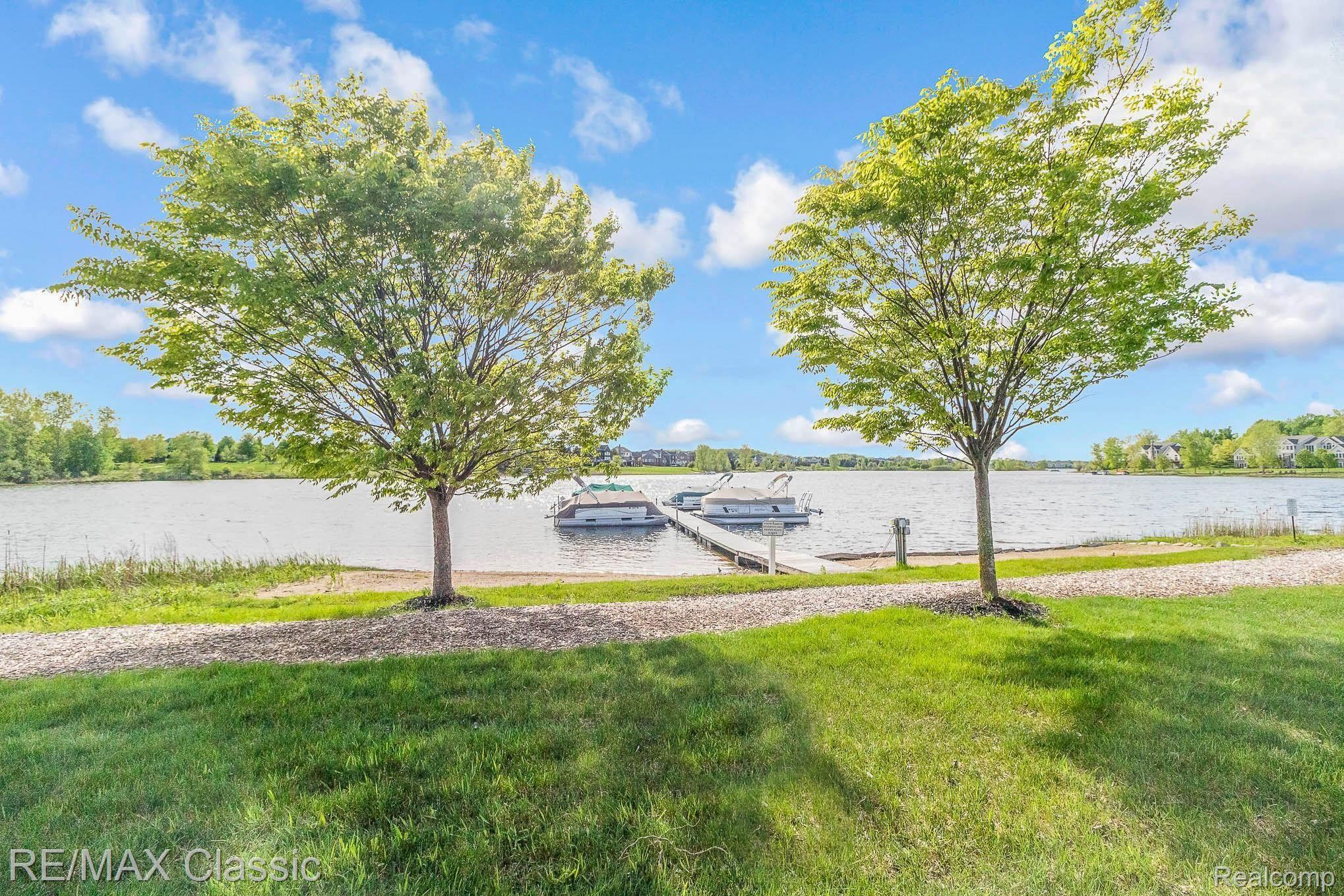 24749 Reeds Pointe Drive, Unit 38 Novi, MI 48374 - Photo 34 of 46 Dock w/beach