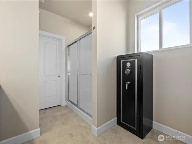 a view of elevator with window