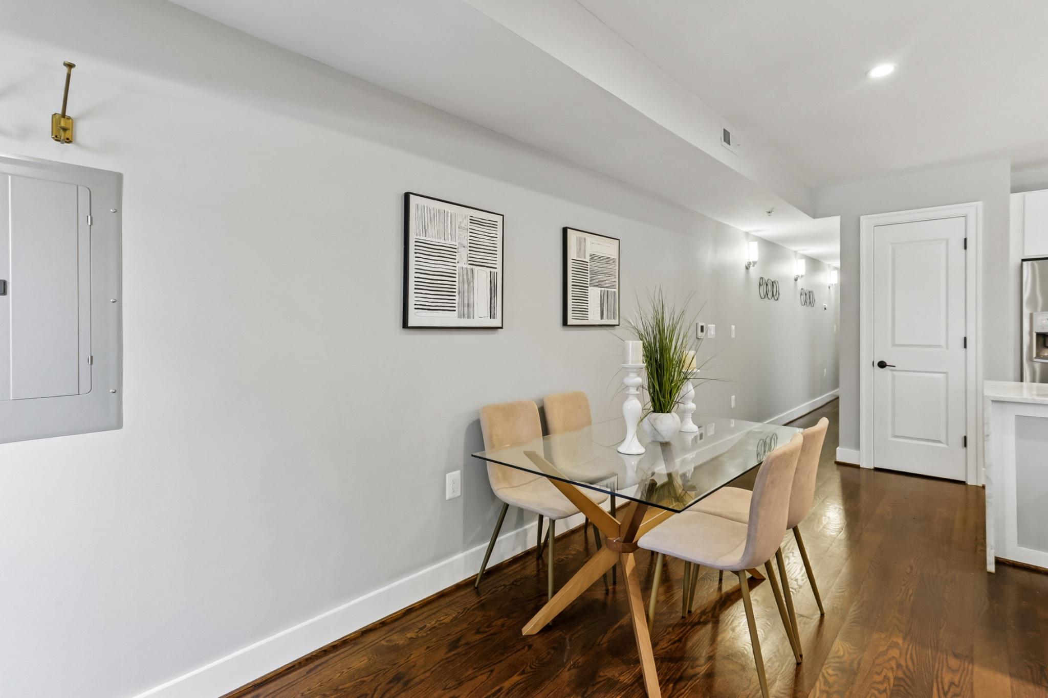 1311 K Street Southeast, Unit 1 Washington, DC 20003 - Photo 9 of 33 Space for a full size dining table and chairs.