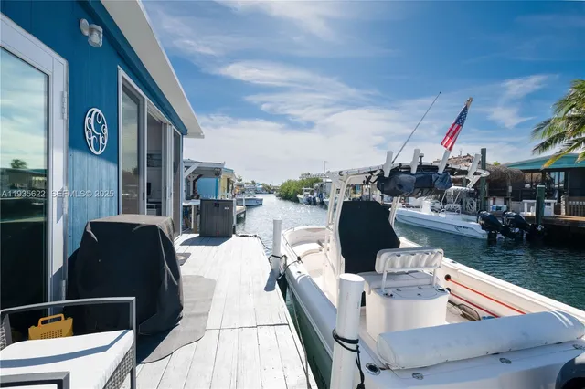 a view of a terrace with seating area