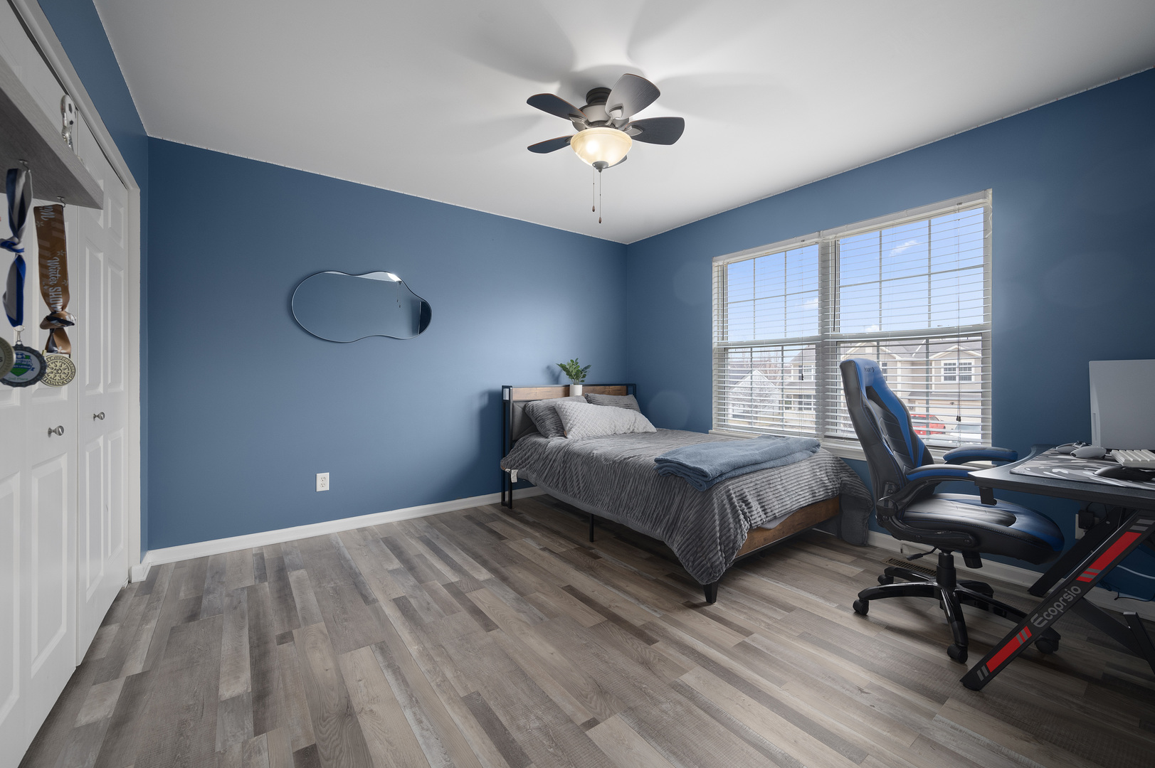 419 Riverbend Drive Genoa, IL 60135 - Photo 21 of 42 a bedroom with bed and window