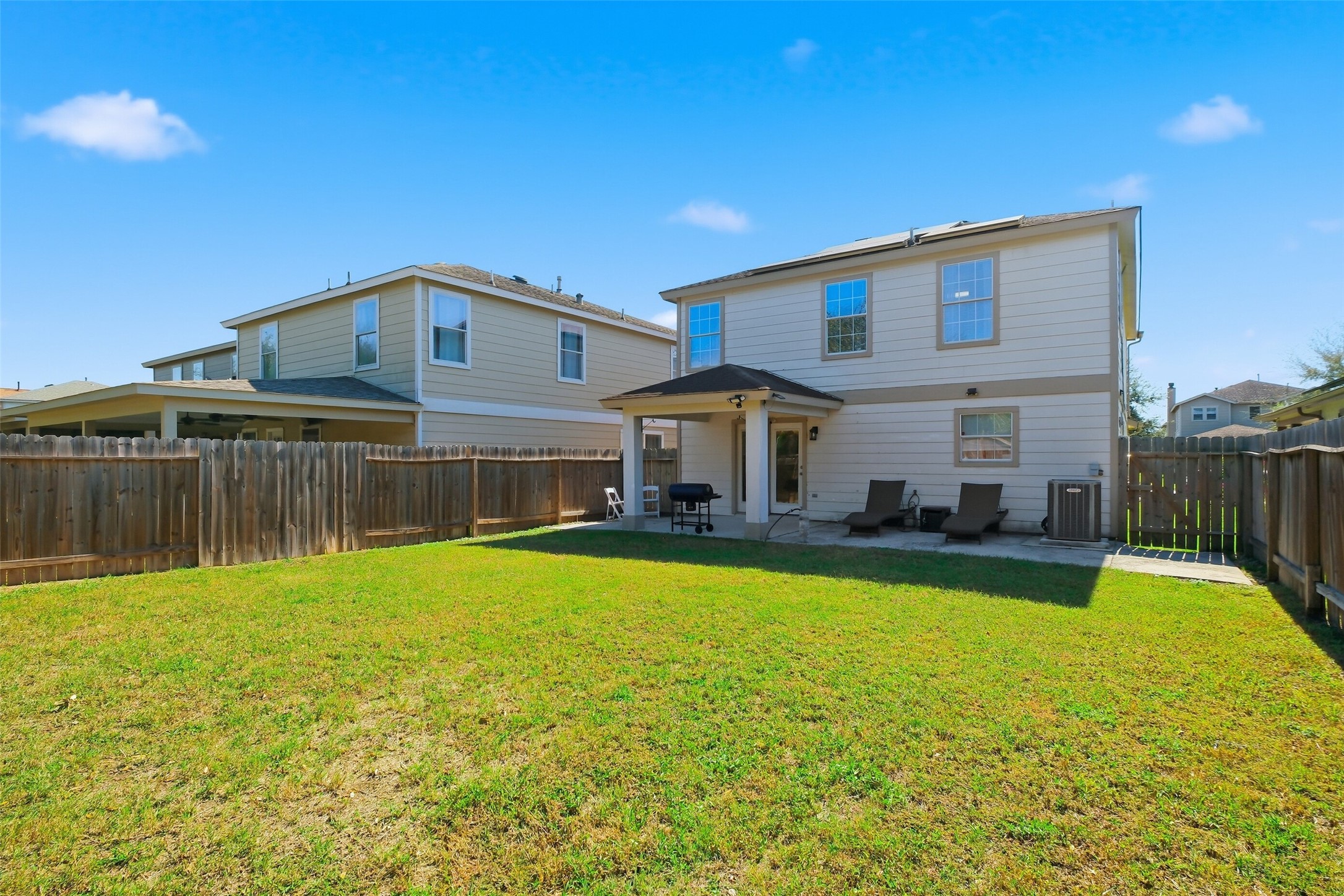 2934 Valiant Scene Court Houston, TX 77038 - Photo 27 of 28 a front view of house with yard and entertaining space
