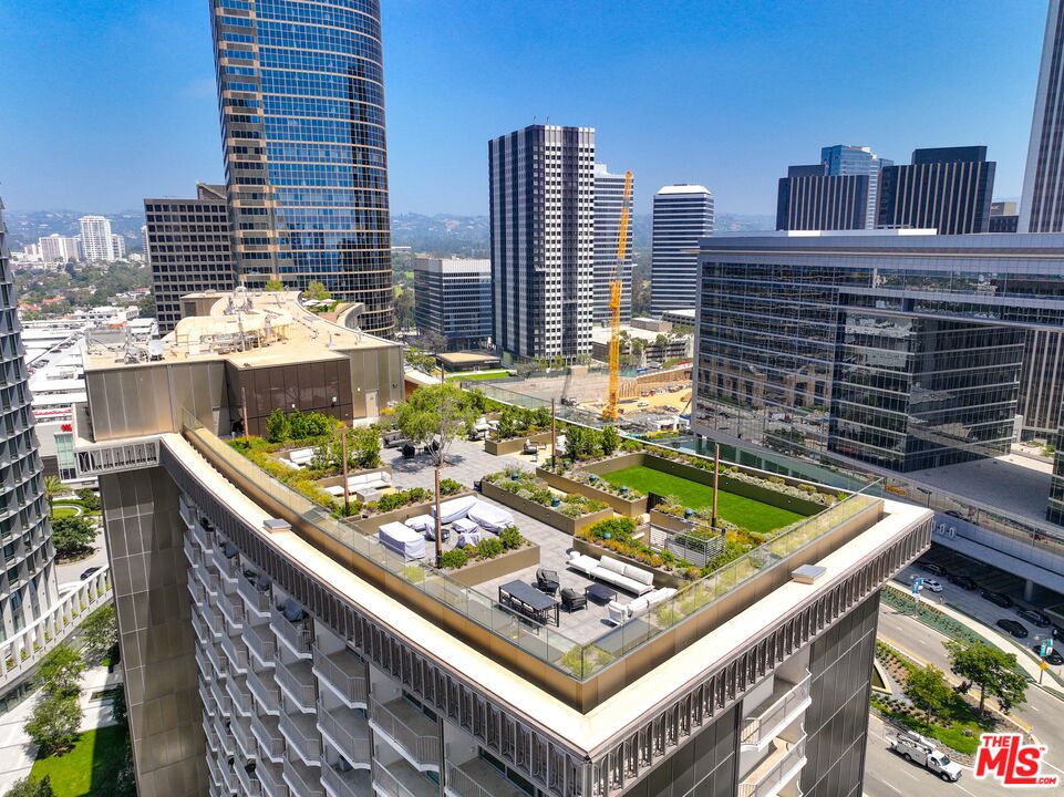 2025 Avenue Of The Stars, Unit 1202 Los Angeles, CA 90067 - Photo 18 of 20 a view of swimming pool with outdoor seating