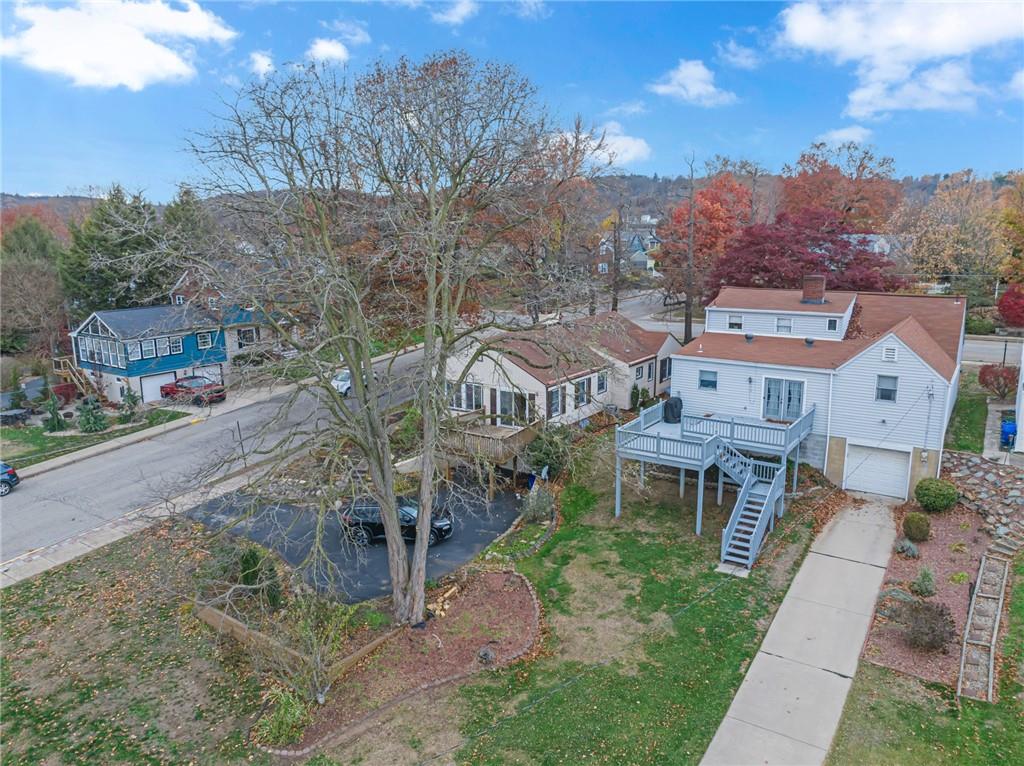 198 Oak Street Beaver, PA 15009 - Photo 38 of 39 an aerial view of a house with a yard
