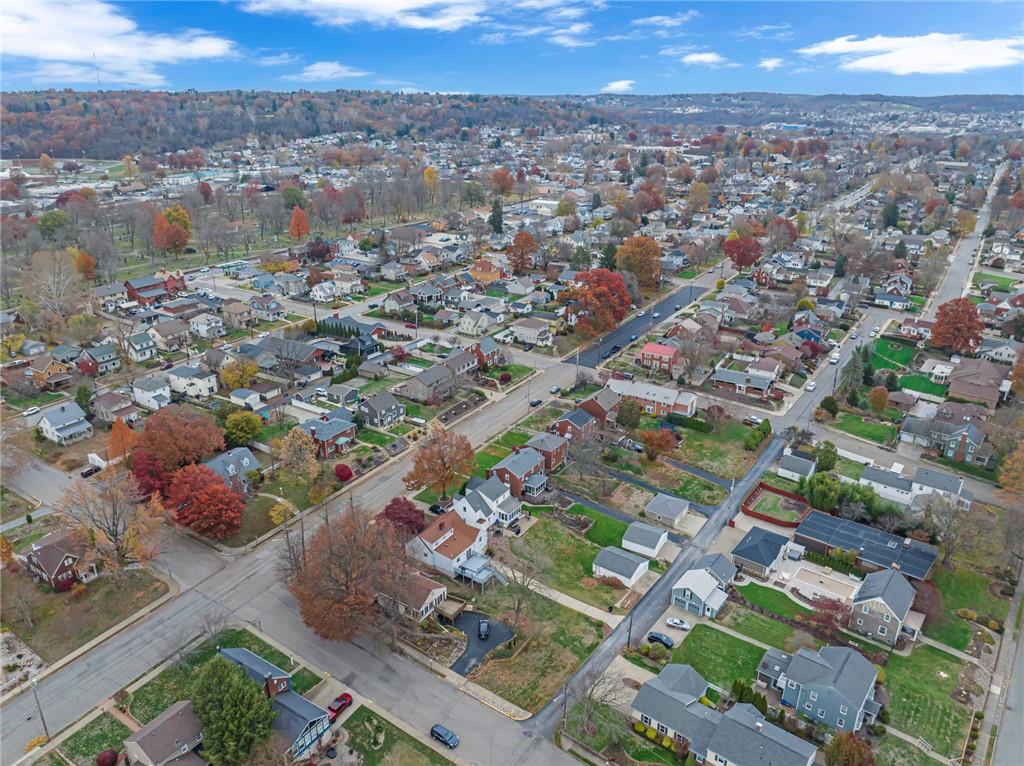 198 Oak Street Beaver, PA 15009 - Photo 39 of 39 an aerial view of a city with lots of residential buildings