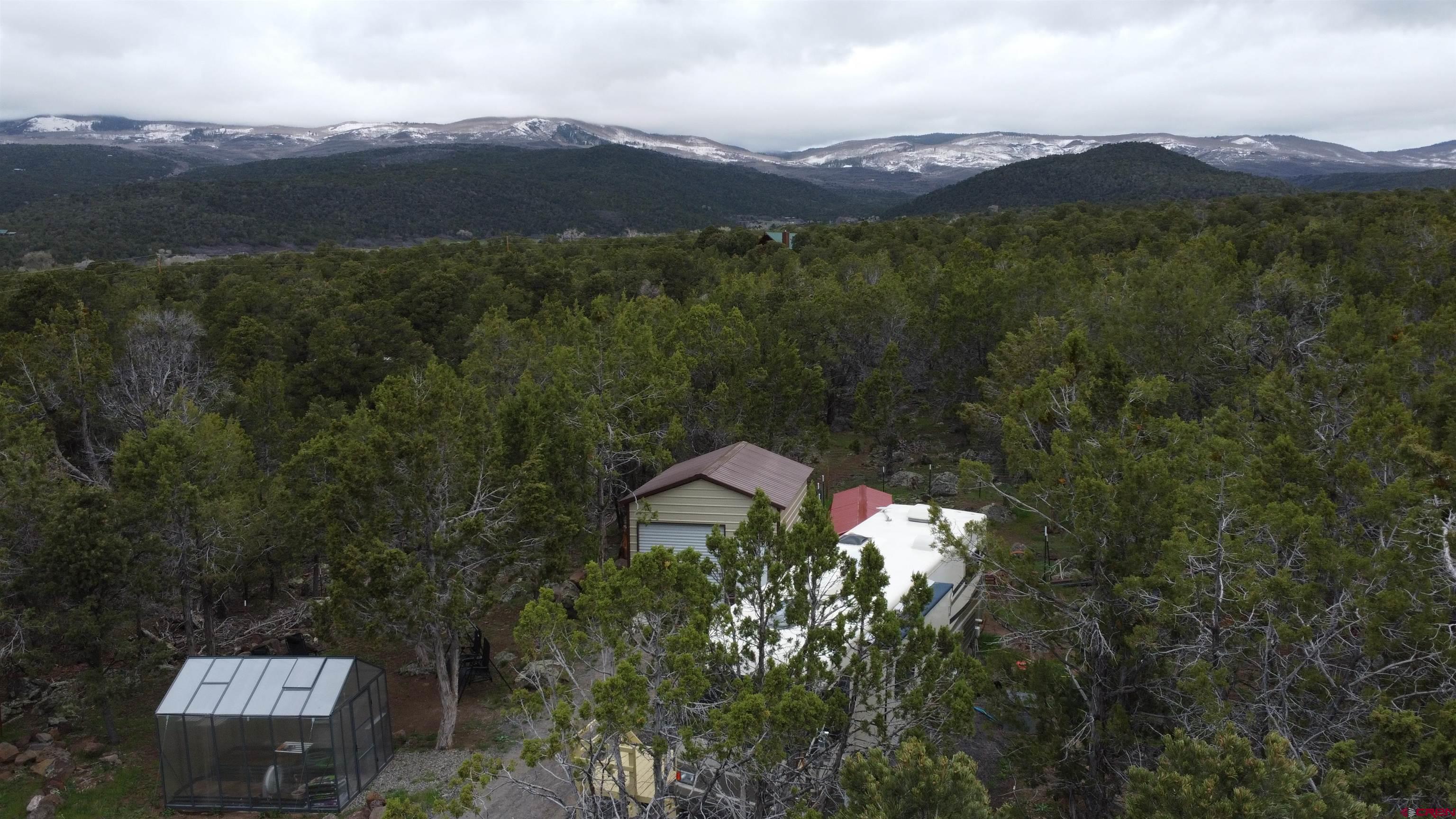 21051 Brimstone Road Cedaredge, CO 81413 - Photo 25 of 25 a view of a lush green hillside and a houses