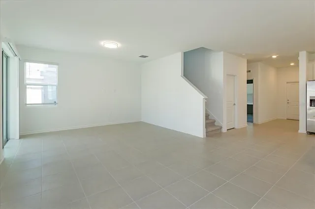 a view of empty room