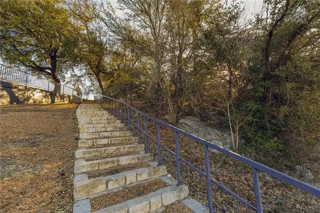 a view of a lake with a ocean view