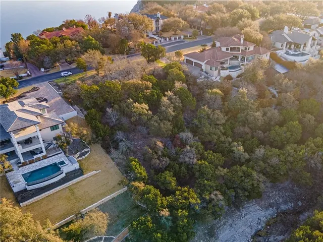 a view of city and ocean