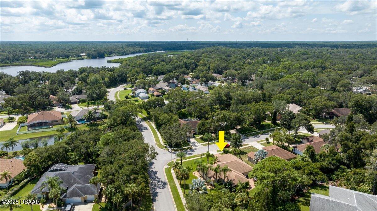 6225 Ranier Circle Port Orange, FL 32127 - Photo 40 of 50 an aerial view of a houses with a yard