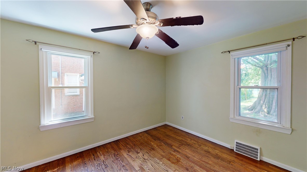 4334 West Anderson Road South Euclid, OH 44121 - Photo 5 of 12 Bedroom featuring hardwood flooring and ceiling fan