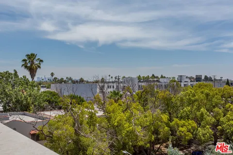 view of a bunch of trees and houses