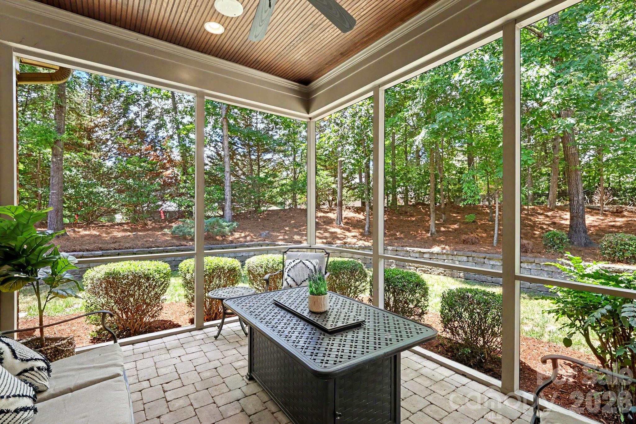508 Hideaway Ridge Court Matthews, NC 28105 - Photo 24 of 47 a garden view with a seating space and furniture
