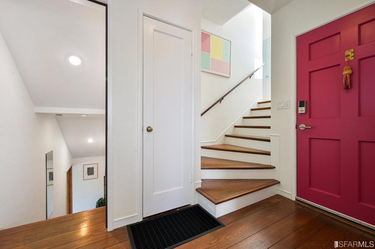 256 Columbia Avenue Kensington, CA 94708 - Photo 21 of 37 a view of entryway with wooden floor