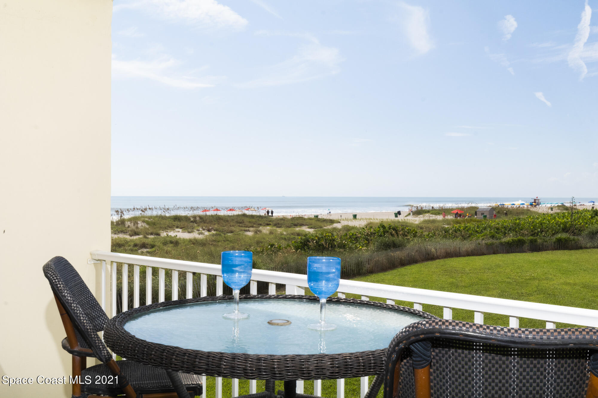 171 North Atlantic Avenue, Unit 39 Cocoa Beach, FL 32931 - Photo 3 of 29 a view of a balcony with an ocean