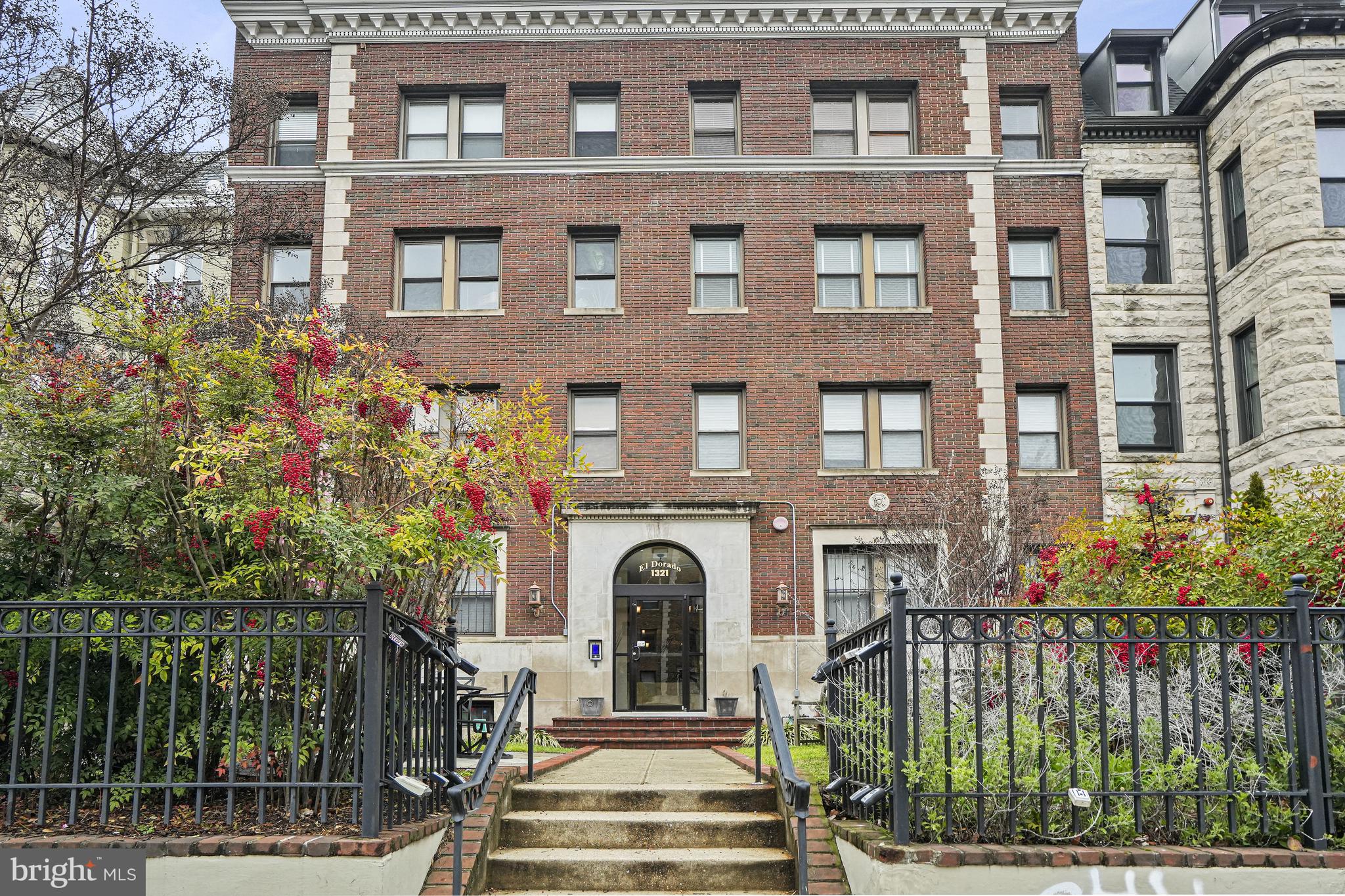 1321 Fairmont Street Northwest, Unit 1 Washington, DC 20009 - Photo 2 of 22 a view of a building with a garden