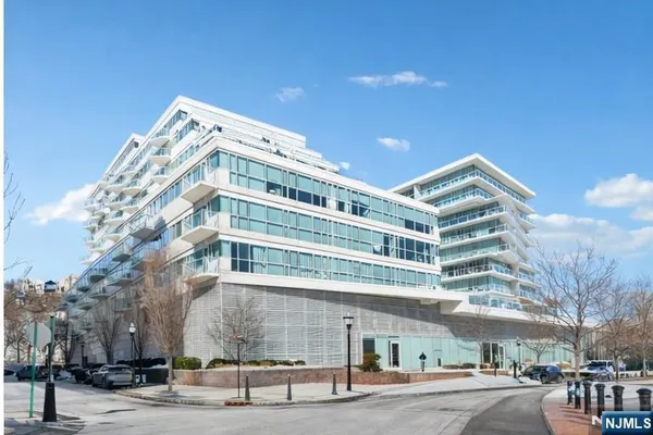 a front view of a building