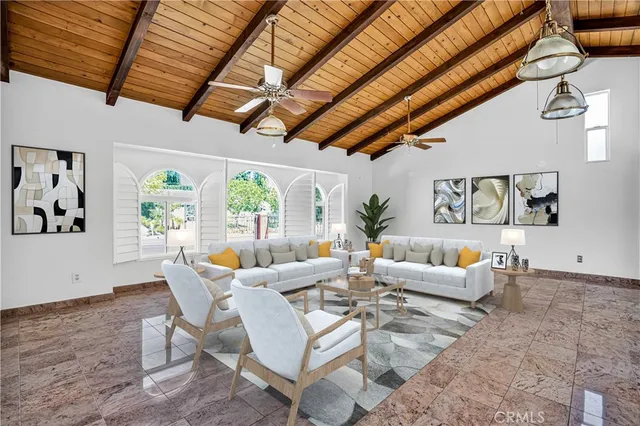 a swimming pool view with a outdoor space