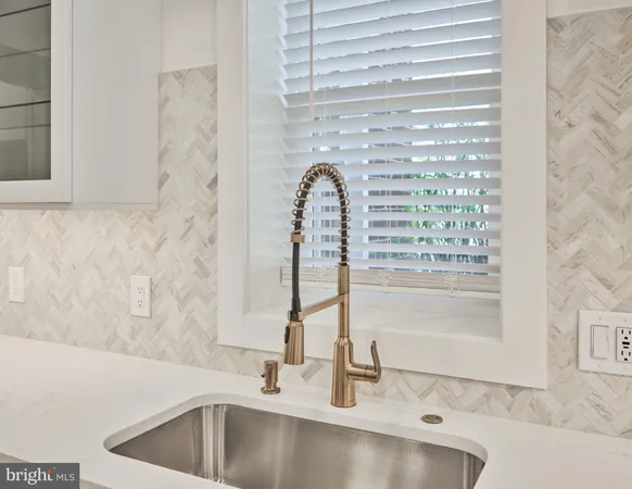 a close view of sink and tap