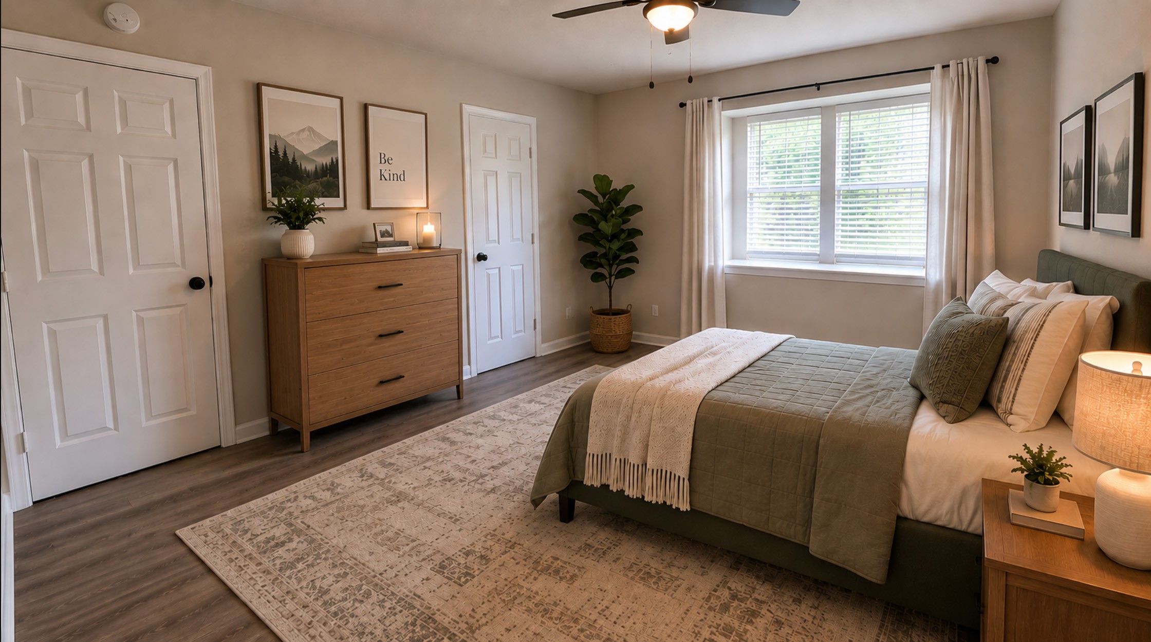 Bedroom 2, Furnished