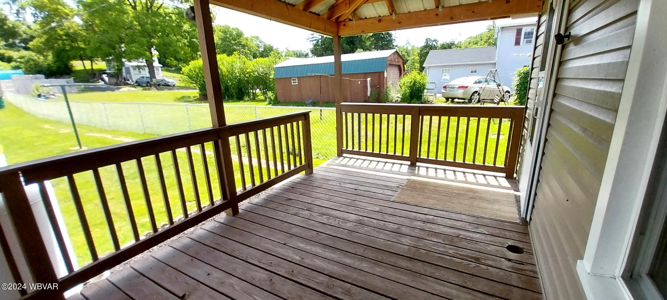519 Long Run Road Mill Hall, PA 17751 - Photo 13 of 17 Back Deck