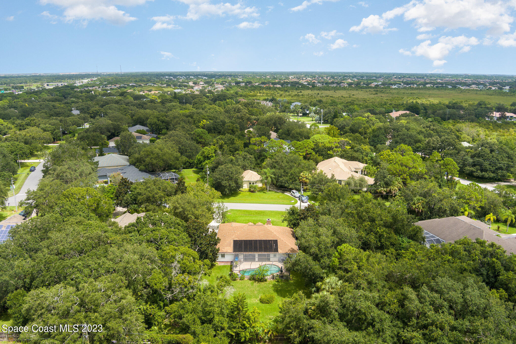 4309 Davidia Drive Melbourne, FL 32934 - Photo 6 of 47 Aerial view