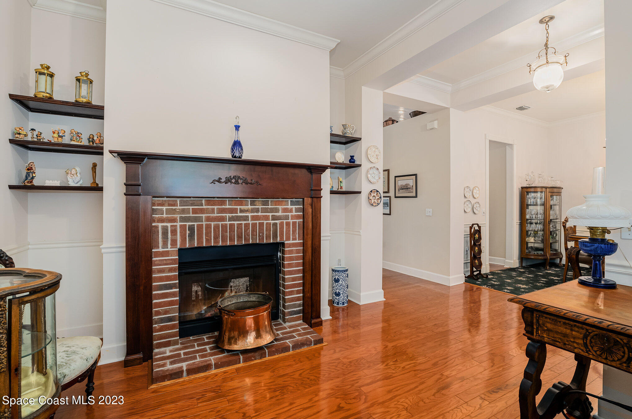 4309 Davidia Drive Melbourne, FL 32934 - Photo 9 of 47 Fireplace from Living Room