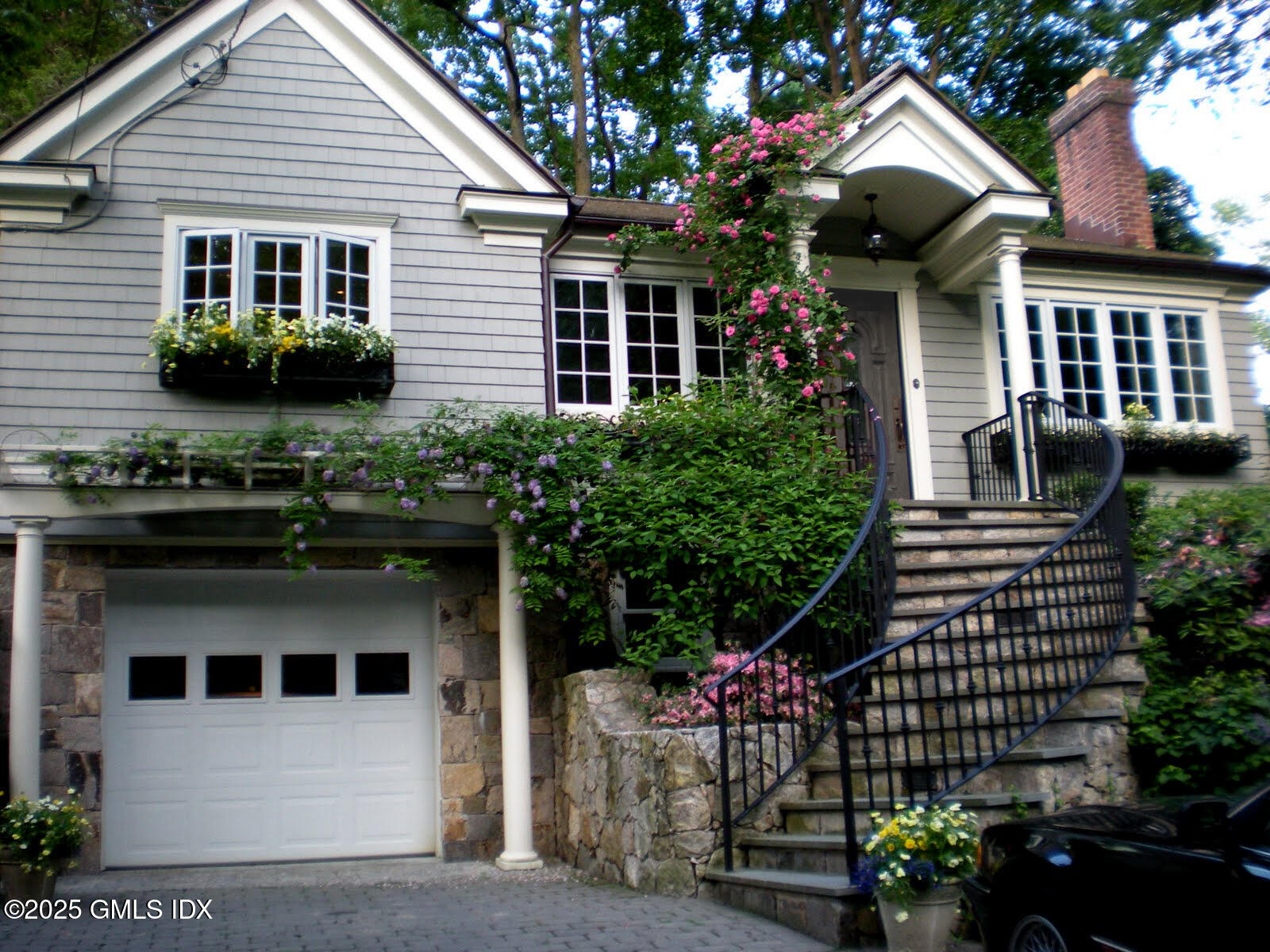 front of house in another season