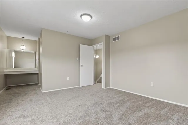 a view of an empty room