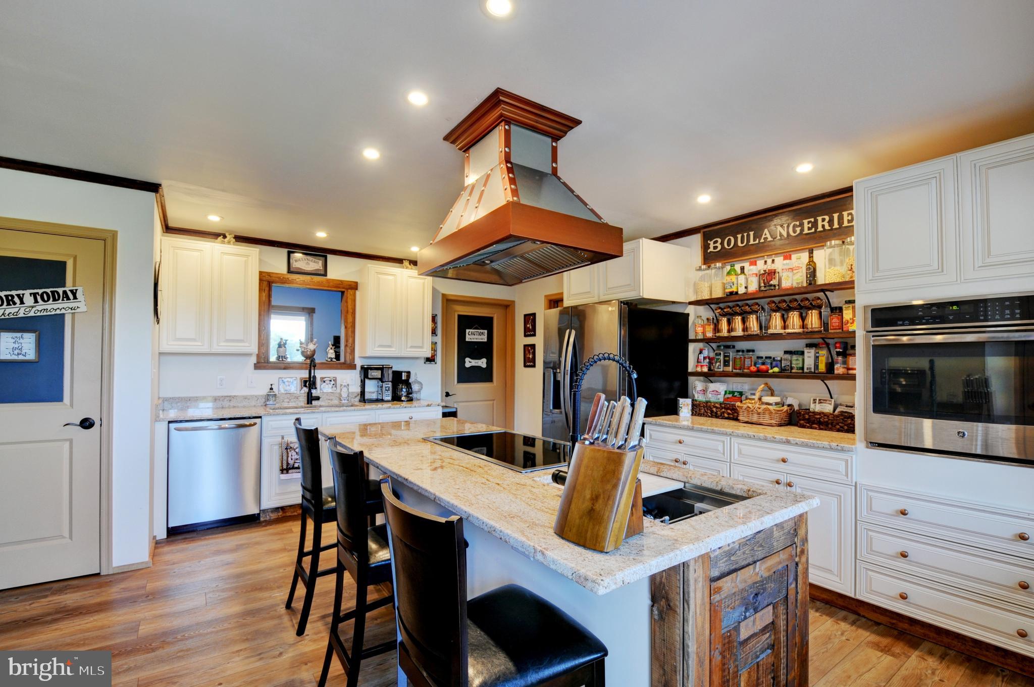 Custom kitchen with island
