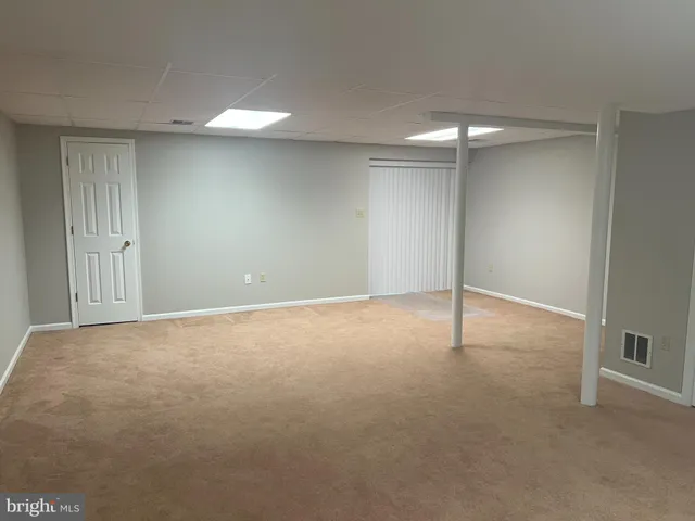 a view of an empty room